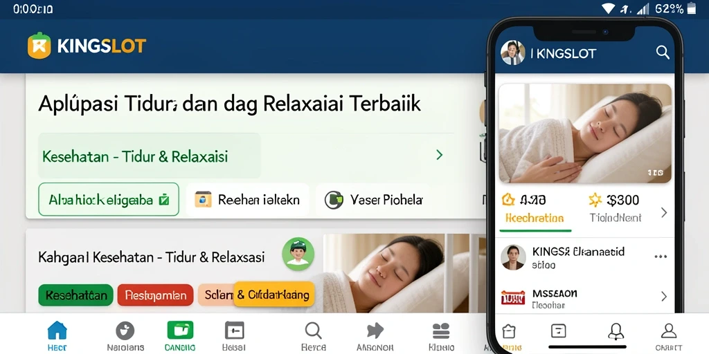 Tampilan antarmuka KINGSLOT yang menenangkan dan fungsional.