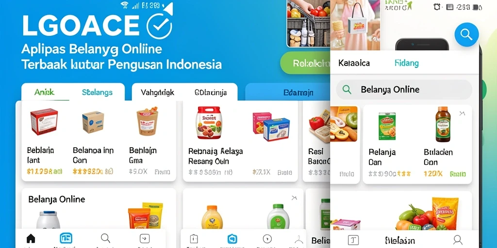 Tampilan antarmuka LGOACE yang sederhana dan modern.