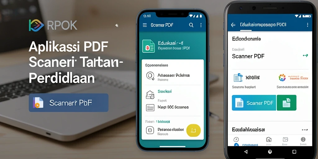 Antarmuka RPOK dengan fungsi Scanner PDF yang intuitif dan efisien.